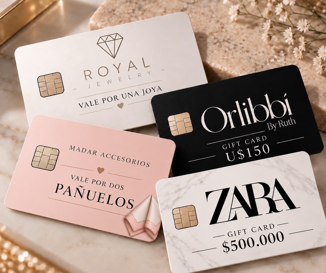 Shopping spree: gift card Or Libi USD 150 + 1 joya Royal + gift card Zara $500.000 + 2 pañuelos Madar