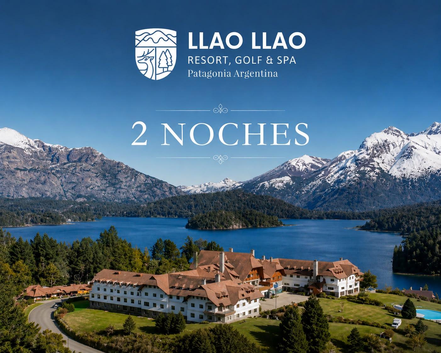 Estadía de dos noches en el Llao Llao